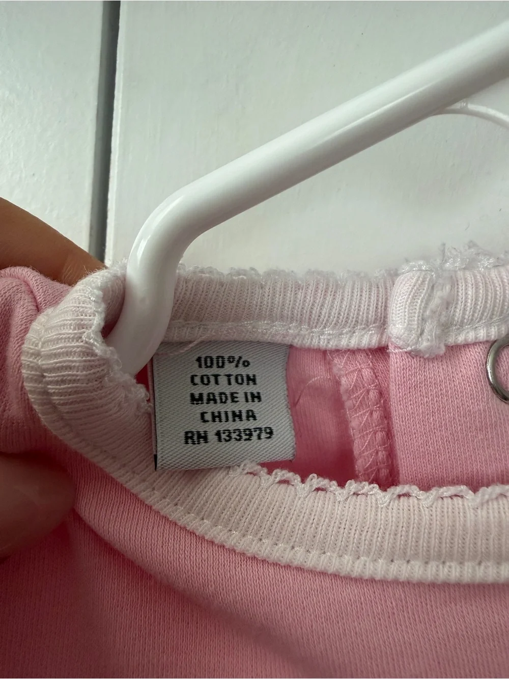 Masters Baby Onesie Pink Argyle Cotton Size 12 Months